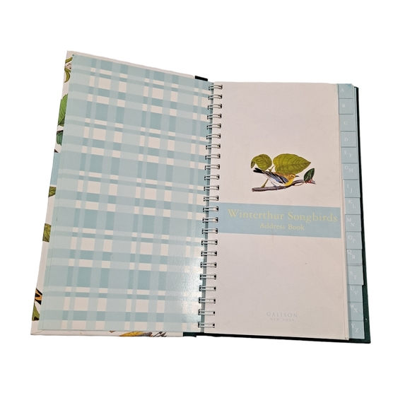 Vintage Galison Winterthur Songbirds Address Book Unused - Picture 8 of 12